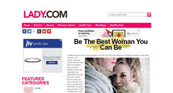 Desktop Screenshot of lady.com