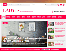 Tablet Screenshot of lady.cz